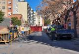 Obres de manteniment de voreres al carrer de l'Escorxador