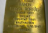 Llamborda Stolpersteine en memòria de Ramon Gorga