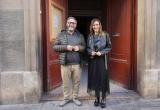 Roda de premsa de presentació de la rehabilitació del Centre Catòlic