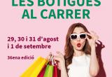 Cartell campanya Les Botigues al Carrer a Reus 2018