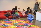 Imatge d'una activitat de lectura a la Biblioteca Pere Anguera Imatge d'una activitat de lectura a la Biblioteca Pere Anguera
