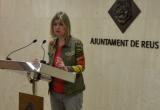 Imatge de la regidora de Salut Noemí Llauradó durant la presentació de la Jornada Salut i Emocions