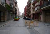 Imatge del carrer de Benidorm, on s'han fet millores al clavegueram