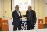 Imatge de la presentació de l'acte de cloenda del 50è aniversari del CE Santes Creus