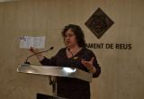Imatge de la presentació de la Festa de la Gent Gran 2019 a càrrec de la regidora de Participació, Ciutadania i Transparència