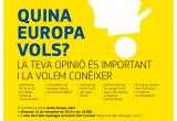 Imatge del cartell del debat Quina Europa vols?