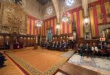 Imatge de l'acte de commemoració dels JJOO de Barcelona 92 amb presència del regidor Jordi Cervera. Foto: Ajuntament Barcelon