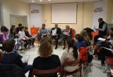 Imatge de la reunió final del Consell d'Infants Ciutadans 2017-2018 al Pavelló Olímpic Municipal