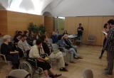 Imatge del taller participatiu realitzat el 10 d'octubre de 2018 a l'antic hospital