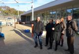 Visita inici obres pati EBM La Ginesta