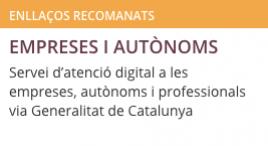 Accedeix a Empreses i autònoms. Enllaç recomanat.