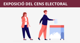 Accedeix a Exposició del cens electoral