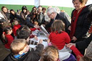 Acte de col·locació de la primera pedra de la nova Escola Reus 21. AJUNTAMENT DE REUS/CARLES FARGAS