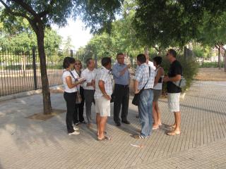 Visita de l'alcalde a Mas Iglesias