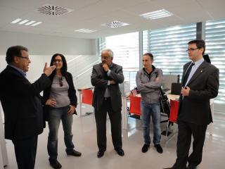 Visita del director general de Joventut a l'Oficina Jove del Baix Camp