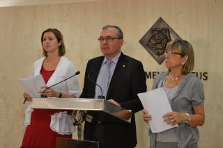 Roda de premsa de presentació de la licitació del contracte de gestió dels serveis funeraris 