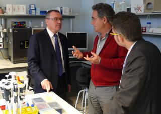 L’alcalde de Reus visita el Centre Tecnològic de Nutrició i Salut