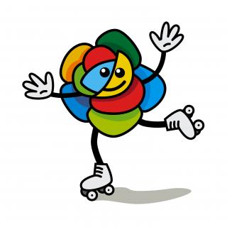 Skaty, la mascota del mundial de Patinatge Reus 2014