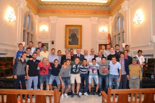 Recepció de l'Ajuntament de Reus al CF Reddis