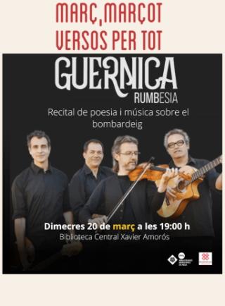 Cartell de l'espectacle Guernica de Rumbesia