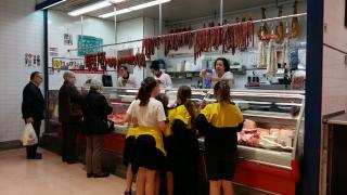 Una imatge de la 4a edició de la Gimcana al Mercat Central