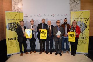Imatge de la presentació de la Fira Camins d'FP. Foto: MAURI.