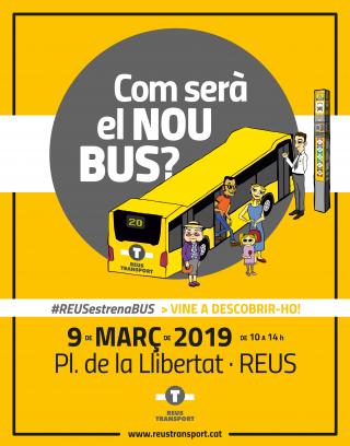 Cartell jornada presentació nous busos Reus Transport 2019