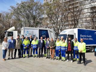 Presentació prova pilot camions recollida residus 100% elèctrics 