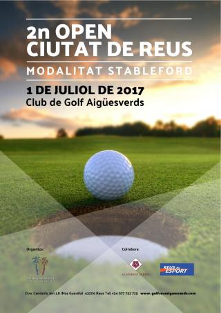 Cartell del II Torneig Open Ciutat de Reus de Golf
