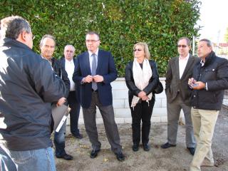 Visita de l'alcalde de Reus i els regidors a la urbanització Blancafort. 