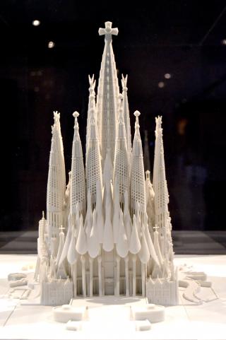 La maqueta de la Sagrada Família acabada està exposada al Gaudí Centre.