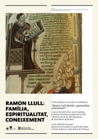 Cartell acte any Llull Arxiu de Reus