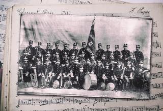 Imatge històrica de la Banda de música de la ciutat de Reus