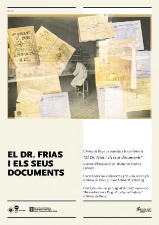 Cartell conferència sobre doctor Frias Arxiu de Reus
