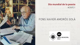 La poesia al fons Xavier Amorós Solà