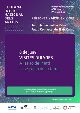 Cartell anunciant la visita guiada