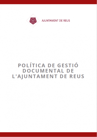 Caràtula documents de Política de gestió documental