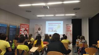Alumnes de 6è de l'escola Teresa Miquel i Pàmies