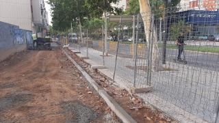 Obres carril bici av. Salou