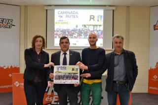 Imatge de la presentació de la Caminada per la Diabetis de Reus - la Pineda del 8 d'abril de 2018