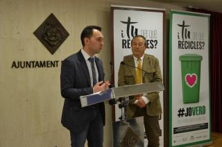 Imatge de la presentació de la campanya de reciclatge a Reus 