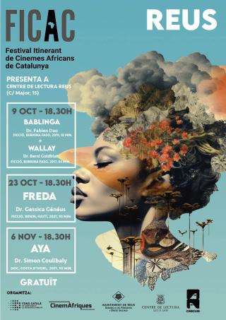 Cartell del Festival Itinerant de Cinemes Africans de Catalunya