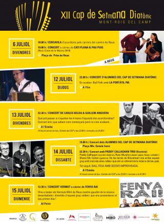 Cartell del XII Cap de Setmana Diatònic