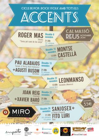 Cartell del cicle ACCENTS
