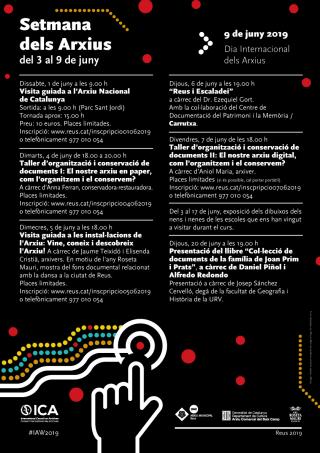 Cartell de la Setmana dels Arxius