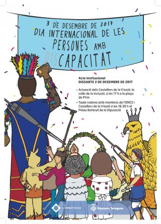 Cartell Dia Internacional de les Peresones amb Discapacitat Reus 2017