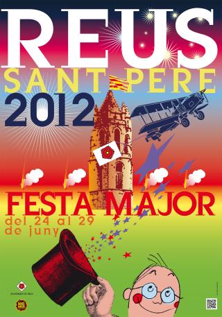 Cartell de la Festa Major de Sant Pere 2012.