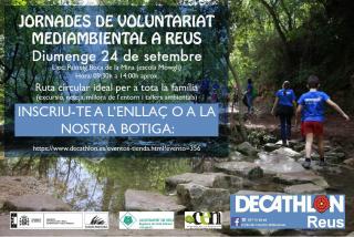 Cartell jornada voluntariat mediambiental reus