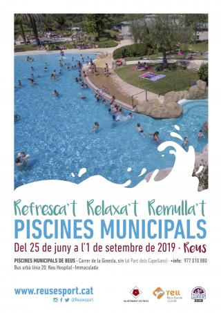 Cartell de la temporada de bany 2019