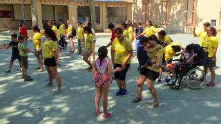 Imatge de l'acte de cloenda dels casals socioeducatius a la Palma aquest divendres